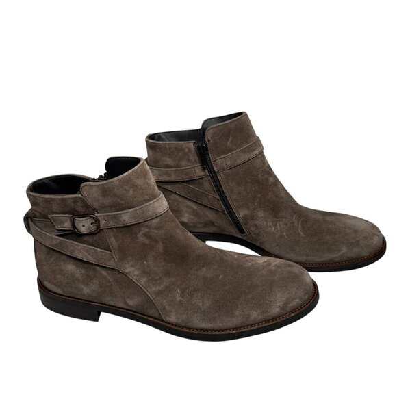 NEW $535 Paul Green Women's Reeve  Booties Taupe Soft Suede Size 6.5 UK/ US 9 - Picture 3 of 6